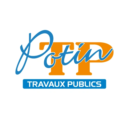 Potin Tp Travaux Publics A Baguer Pican 35 Logo Potin Ligne